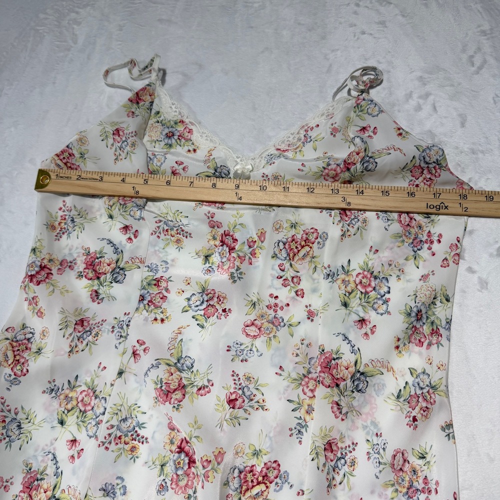 Vintage BHS 90's Lana Del Rey Coquette Slip Dress Romantic Dainty Size XL - Picture 8 of 9